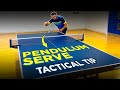 Tactical Pendulum Serve Tip | Advance Level | Table Tennis / Ping Pong Tutorial