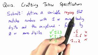 Crafting Token Specifications - Programming Languages