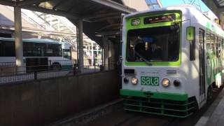 豊橋鉄道 市内線 豊橋駅前 早朝珍列車 競輪場前行き 発車