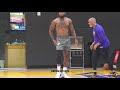 Lakers LeBron James Workout with Phil Handy  How to Score in the Post and From 3 Point Range!