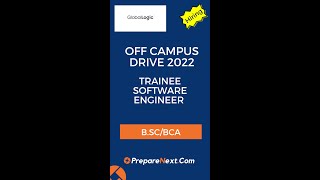 GlobalLogic Off Campus Drive 2022 | Trainee Software Engineer | IT Job | Engineering Job | Gurugram