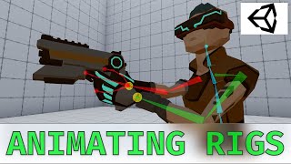 [#07] Unity Animation Rigging: Keyframing Rig Constraints to create weapon animations