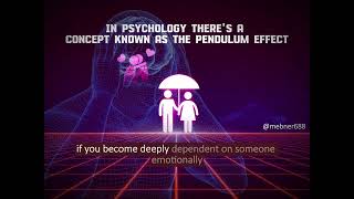 IN PSYCHOLOGY THERE'S ACONCEPT KNOWN AS THE PENDULUM EFFECT