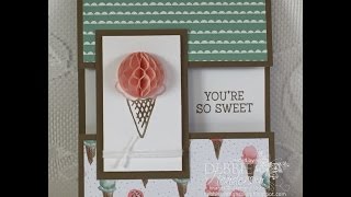 Split Panel Card Fold using Stampin' Up! Products