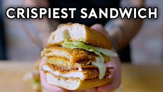 How to Make the Crispiest Sandwich from "They Kidnapped my Son on Christmas" | Binging with Babish