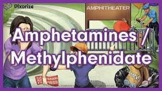Amphetamines Pharmacology Mnemonic Review for Nursing (NCLEX) | Methamphetamine, Dextroamphetamine