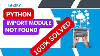 (FIXED)ModuleNotFoundError || Import Error No Module named in PYTHON How to Fix ImportError#python