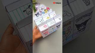 satu set kotak susu Sanrio - DIY Blind Box buatan sendiri #diy #blindbox #sanrio