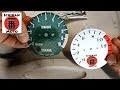 Ichiban Cafe Racer Part 18: How to make a Racing Tachometer with Custom Faceplate