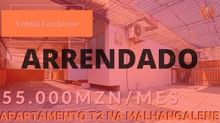 Arrenda-se Apartamento T2 na Malhangalene (R312)