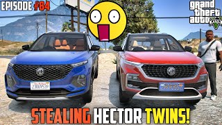 GTA 5 :STEALING MG HECTOR \u0026 HECTOR PLUS 🔥 GONE RIGHT 🤣