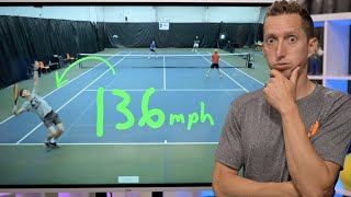 How to return a 136mph Serve - Doubles Return Lesson