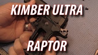 Kimber Ultra Raptor - Installing New Main Spring Housing