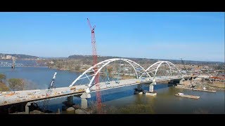 Broadway Bridge Construction Timelapse