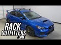 Subaru WRX STi with Yakima SkyLine Corebar Roof Rack Crossbars