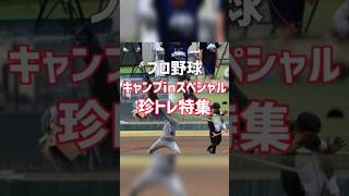 【プロ野球選手の珍トレーニング】