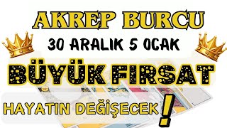 AKREP BURCU 👑💛 30 ARALIK 5 OCAK HAFTALIK GENEL BURÇ YORUMLARINIZ❗️