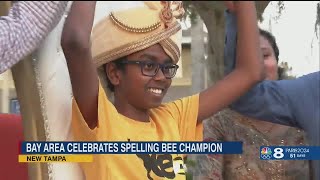National Spelling Bee champion returns home to Tampa