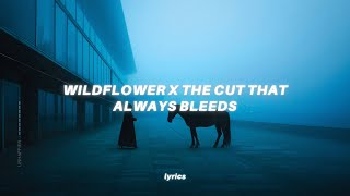 The Cut That Always Bleeds x WILDFLOWER (Lyrics) tiktok mashup | Billie Eilish, Conan Gray