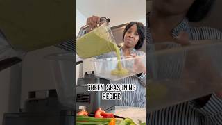 Green Seasoning Recipe #highlights #recipe #foodie #food #youtubeshorts #cooking #familyvlog #cook