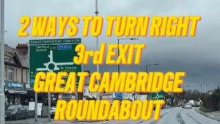 GREAT CAMBRIDGE ROUNDABOUT 3rd EXIT RIGHT. A FAILING HOT SPOT