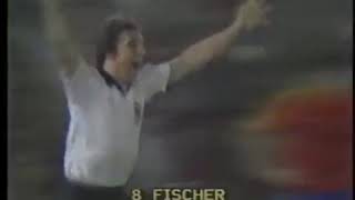 Klaus Fischer (Alemanhã Ocidental) - 02/07/1982 - Espanhã 1x2 Alemanhã Ocidental - 1 gol