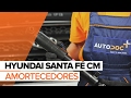 Como substituir a amortecedores traseiros no HYUNDAI SANTA FÉ CM TUTORIAL | AUTODOC