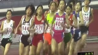 2016ジュニアオリンピック陸上 B女子1500m予選2組