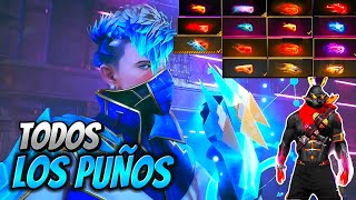 TODOS LOS PUÑOS DE FREE FIRE | ORIGEN DE LOS PUÑOS | PUÑOS EVOLUTIVOS