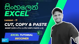 Excel Sinhala Tutorials - Lesson 11 | Cut, Copy and Paste