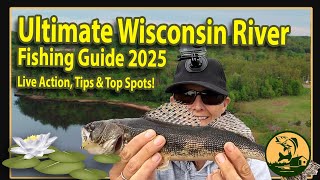 🎯 Ultimate Wisconsin River Fishing Guide 2025❗ Live Action, Tips & Top Spots‼️