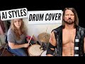 WWE AJ STYLES ENTRANCE THEME DRUM COVER