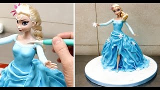 How To Make a Frozen ELSA Disney PRINCESS Cake/Torta Frozen