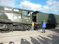 a4 60010 dominion of canada being reunited with its tender at n.r.m. shildon 6 10 12