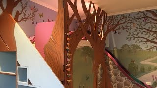 Dad builds Epic Tree House Loft Bed (long version)