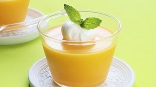 【スイーツレシピ】なめらかマンゴープリン　Mango　Pudding