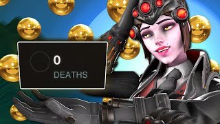 0 DEATHS on Widowmaker while Full Holding Junkertown - Overwatch