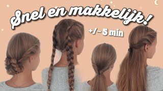 BACK TO SCHOOL HAARSTIJLEN ✩ Lydia Elisabeth