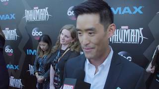 Eme Ikwuakor, Ken Leung and Mike Moh on "Marvel's Inhumans"