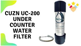 CuZn UC 200 Under Counter Water Filter   50K Ultra High Capacity