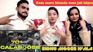 CALABOOSE || SIDHU MOOSE WALA || PAKISTANI REACTION || Punjabi Song