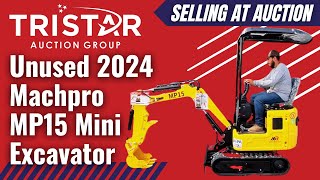 Unused 2024 Machpro MP15 Mini Excavator (2908) - Selling at auction