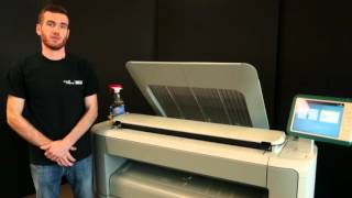 Oce Plotwave 340 How to Clean the Scanner