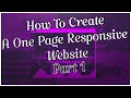 Build One Page Responsive Restaurant Website | HTML CSS Bootstrap & Angular Tutorial | Part 1