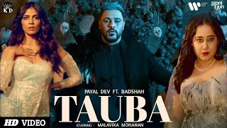 Tauba   Offical Music Video   Payal Dev   Badshah   Malavika Mohanan A F S Studio