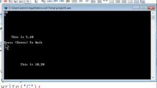 Free Pascal Program Tutorial 19 - Gotoxy Screen Location - Lazarus