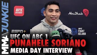 Punahele Soriano looks to make up for lost time in return | UFC on ABC 1 media day interview
