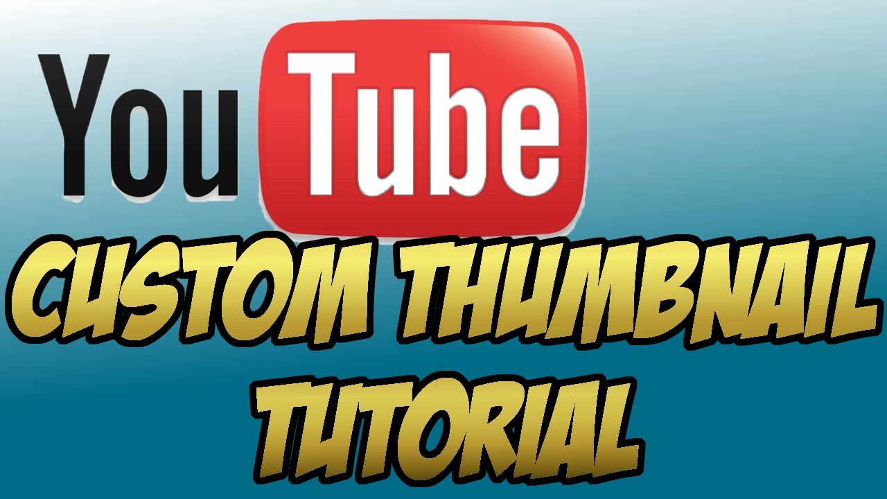 How To Make A Basic Custom Thumbnail For YouTube - GIMP Tutorial - YouTube