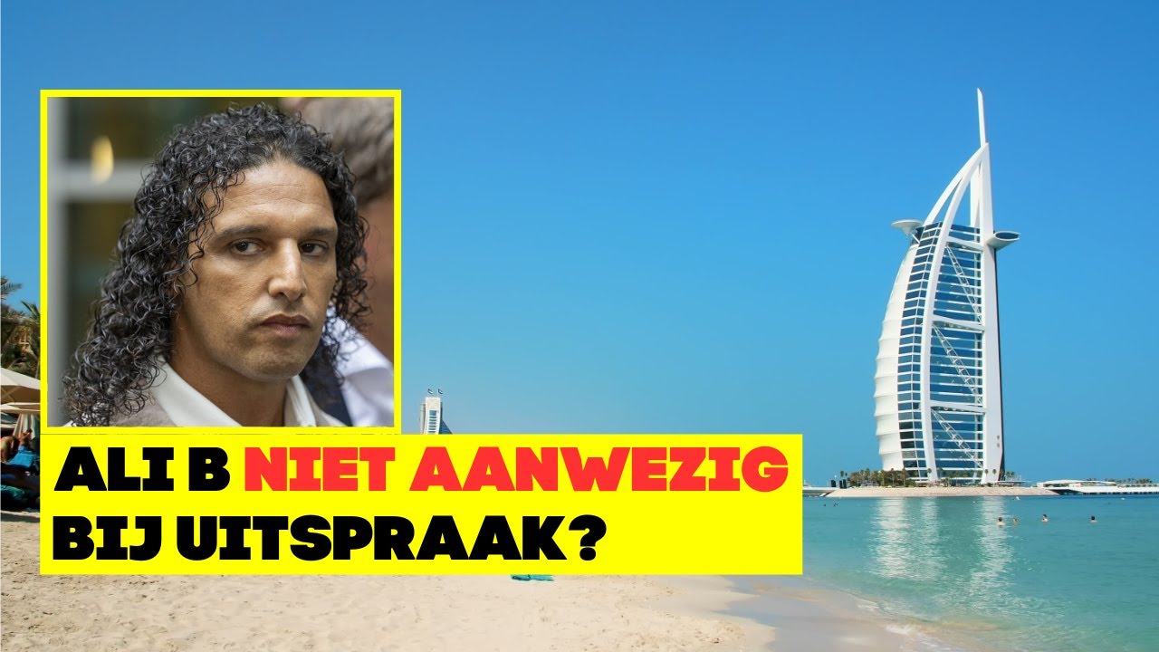 Ali B Niet Aanwezig Bij Uitspraak? - YouTube