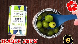 Medium Green Ripe Pitted Olives - Trader Joe’s Product Review